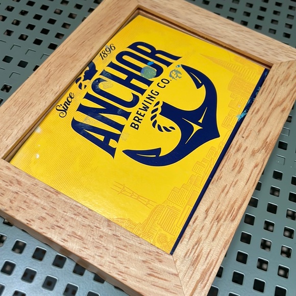 “Incoming Color” Framed Sustainable Abstract handpainted art - Picture 2 of 8